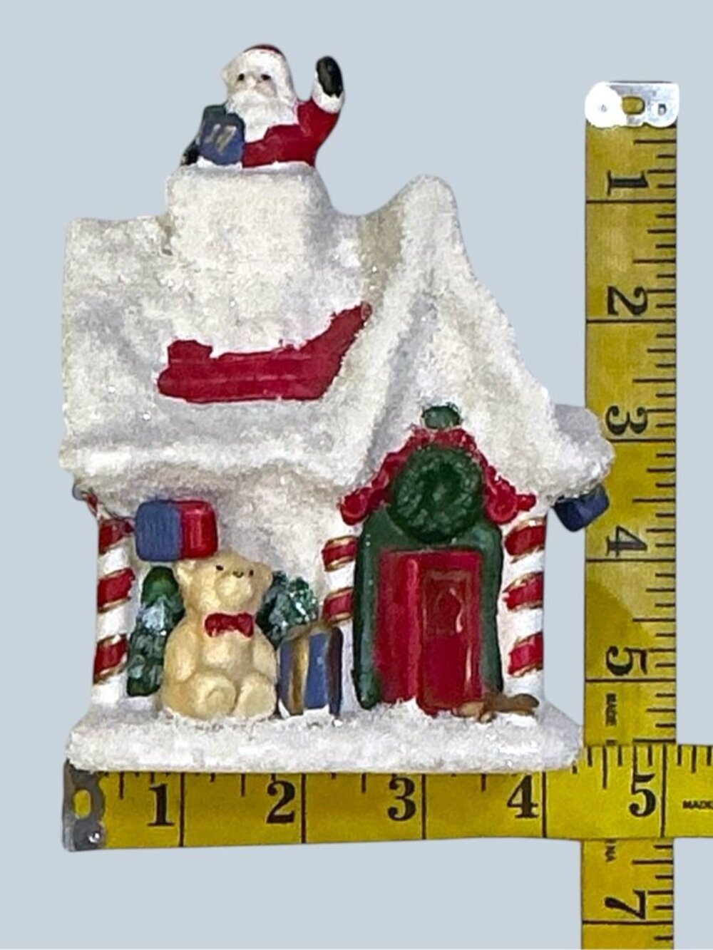 K’s Collection Christmas Village Santa Snow House Vintage Collectible 1990’s - Picture 8 of 16